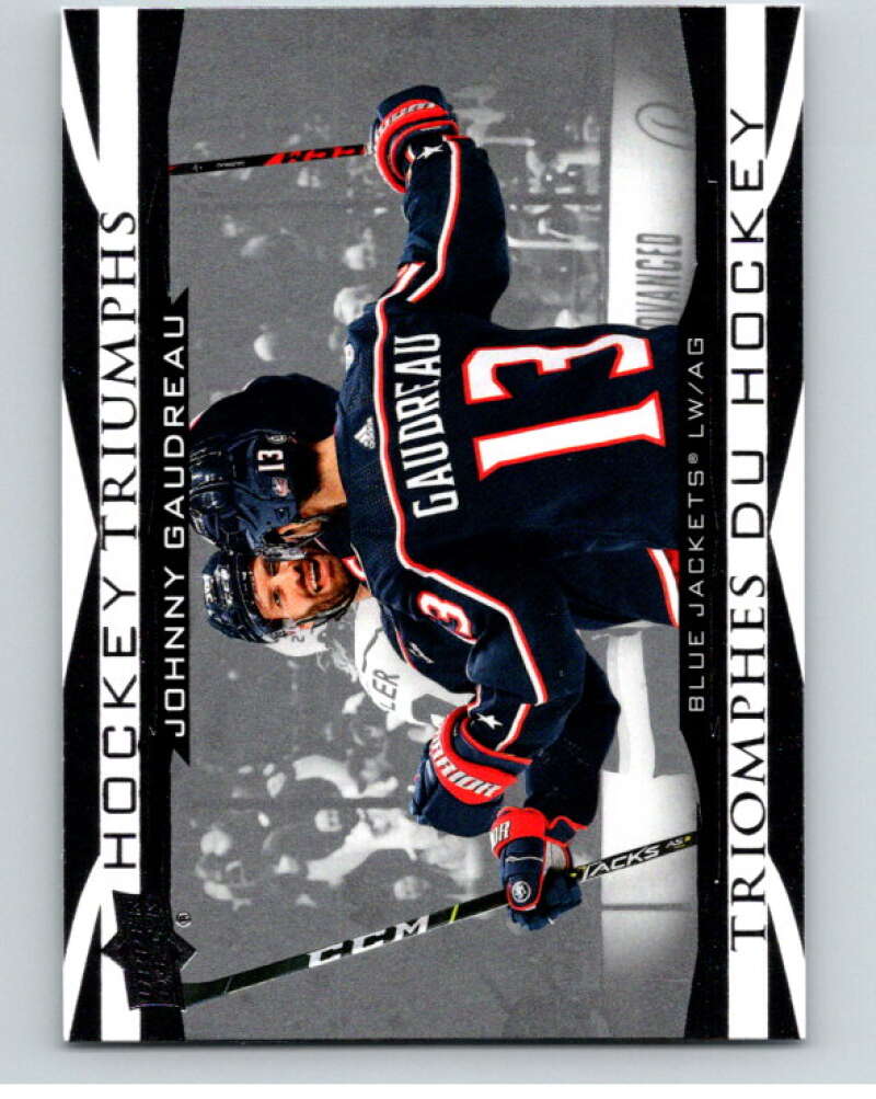2023-24 UD Tim Hortons Hockey Triumphs #HT-9 Johnny Gaudreau  Columbus  V96387 Image 1