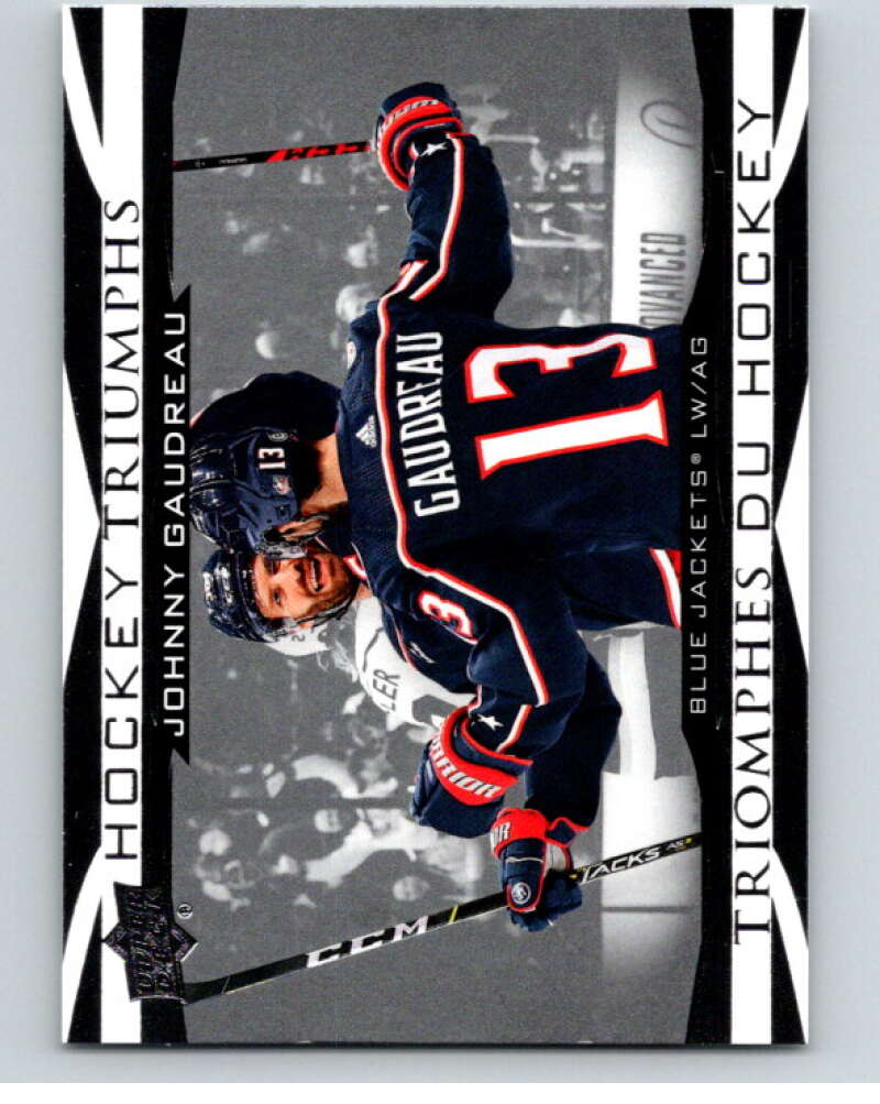 2023-24 UD Tim Hortons Hockey Triumphs #HT-9 Johnny Gaudreau  Columbus  V96388 Image 1