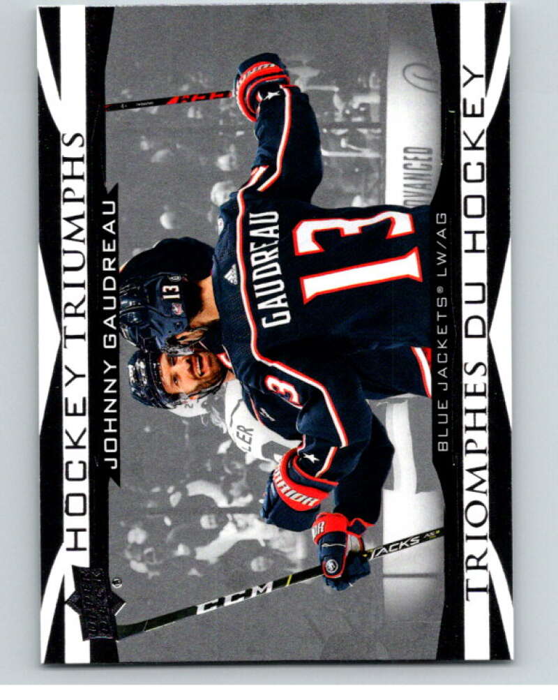 2023-24 UD Tim Hortons Hockey Triumphs #HT-9 Johnny Gaudreau  Columbus  V96389 Image 1