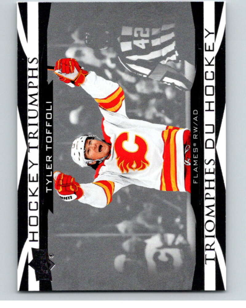 2023-24 UD Tim Hortons Hockey Triumphs #HT-10 Tyler Toffoli Flames  V96390 Image 1