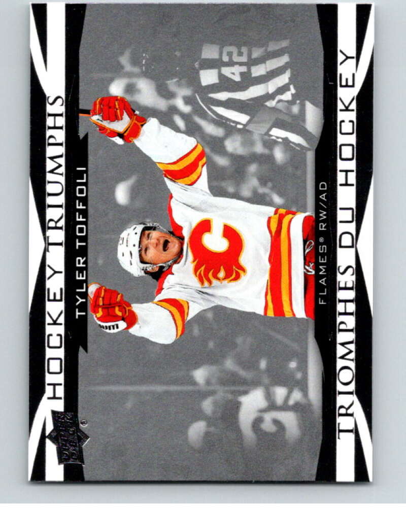 2023-24 UD Tim Hortons Hockey Triumphs #HT-10 Tyler Toffoli Flames  V96391 Image 1
