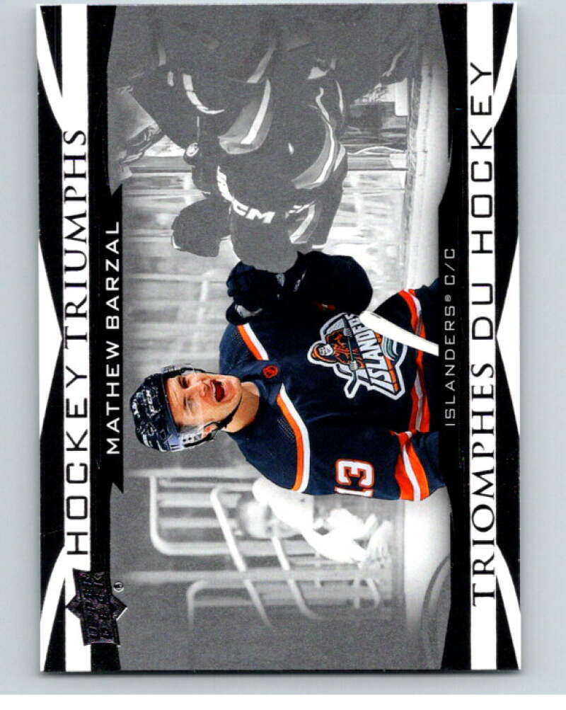 2023-24 UD Tim Hortons Hockey Triumphs #HT-13 Mathew Barzal  New York V96397 Image 1