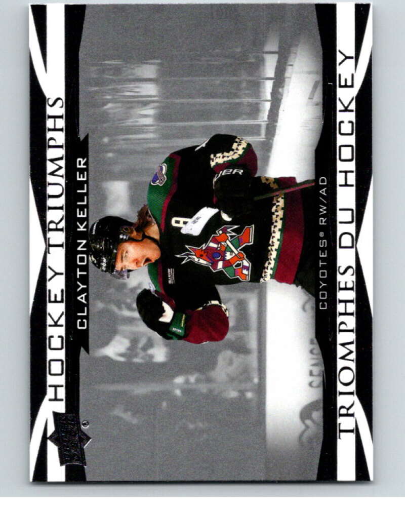 2023-24 UD Tim Hortons Hockey Triumphs #HT-16 Clayton Keller Coyotes  V96404 Image 1