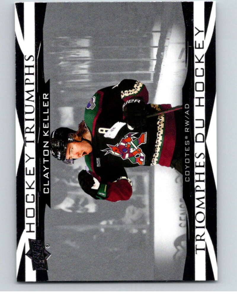 2023-24 UD Tim Hortons Hockey Triumphs #HT-16 Clayton Keller Coyotes  V96405 Image 1