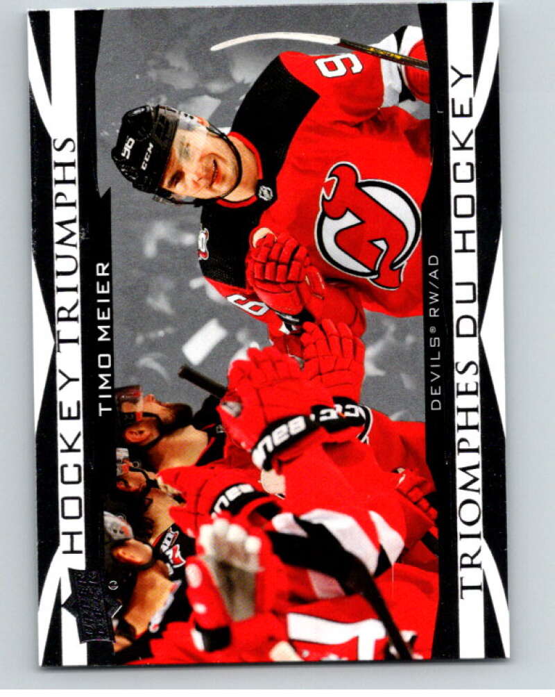 2023-24 UD Tim Hortons Hockey Triumphs #HT-17 Timo Meier Devils  V96406 Image 1