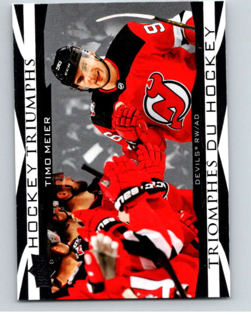 2023-24 UD Tim Hortons Hockey Triumphs #HT-17 Timo Meier Devils  V96407 Image 1