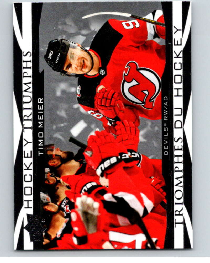 2023-24 UD Tim Hortons Hockey Triumphs #HT-17 Timo Meier Devils  V96408 Image 1