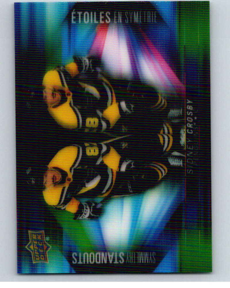 2023-24 UD Tim Hortons Symmetry Standouts #3D-14 Sidney Crosby  V96417 Image 1