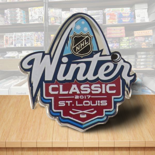 2017 Winter Classic St.Louis Blues Logo Hockey Pin - Butterfly Clutch Backing Image 1