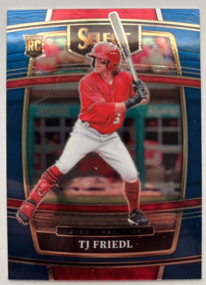 2022 Select Baseball Blue #11 TJ Friedl  Cincinnati Reds  V96430 Image 1