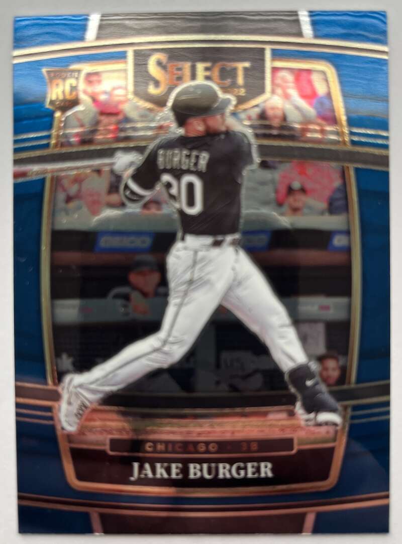 2022 Select Baseball Blue #17 Jake Burger  Chicago   V96438 Image 1