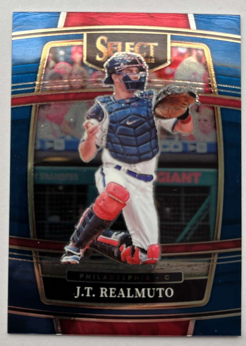 2022 Select Baseball Blue #58 J.T. Realmuto   V96479 Image 1