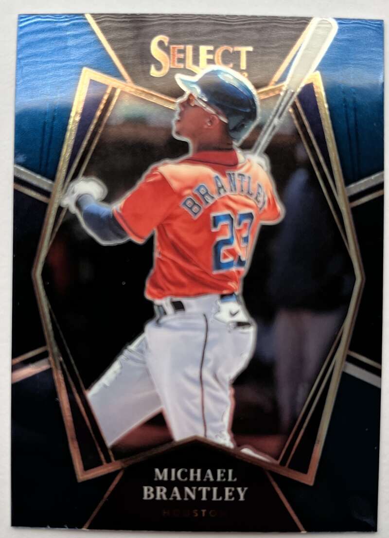 2022 Select Baseball Blue #137 Michael Brantley Premier Level  Houston   V96535 Image 1