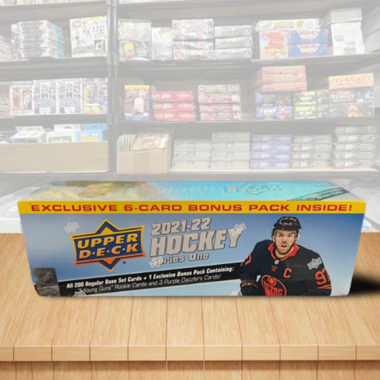 2021-22 Upper Deck Series 1 Hockey Complete Factory Set + Bonus Young Guns Image 1
