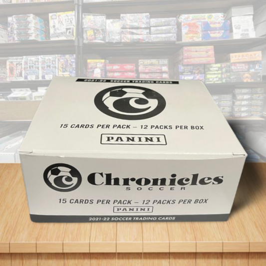 2021-22 Panini Chronicles Soccer Multi Cello 12-Pack Box - 15 Cards Per Pack Image 1