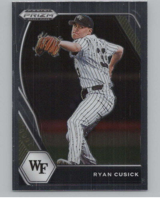 2021 Panini Prizm Draft Picks Baseball #24 Ryan Cusick  Wake Forest  V97267 Image 1
