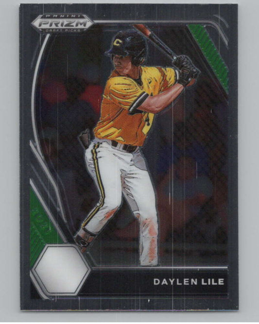 2021 Panini Prizm Draft Picks Baseball #47 Daylen Lile  High School  V97270 Image 1