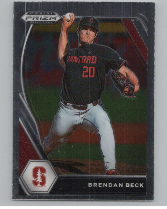 2021 Panini Prizm Draft Picks Baseball #55 Brendan Beck  Stanford   V97272 Image 1