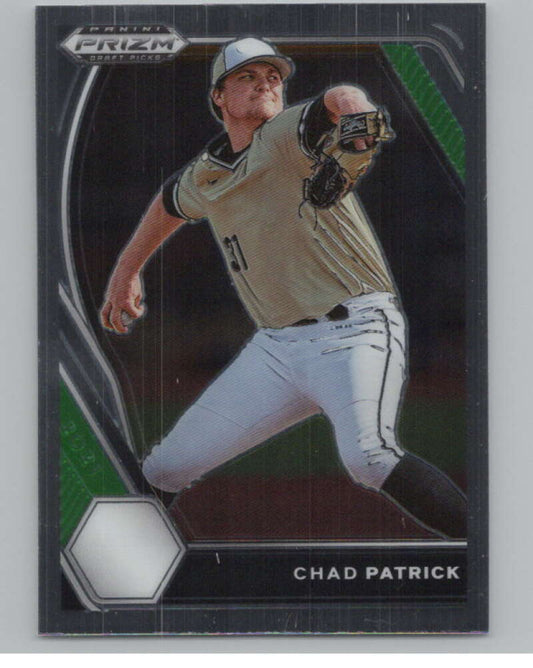 2021 Panini Prizm Draft Picks Baseball #107 Chad Patrick  Purdue  V97279 Image 1