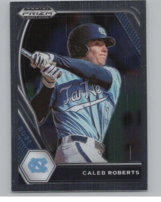 2021 Panini Prizm Draft Picks Baseball #138 Caleb Roberts  North Carolina  V97285 Image 1