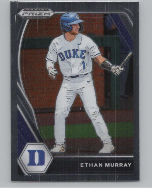 2021 Panini Prizm Draft Picks Baseball #147 Ethan Murray  Duke Blue  V97286 Image 1