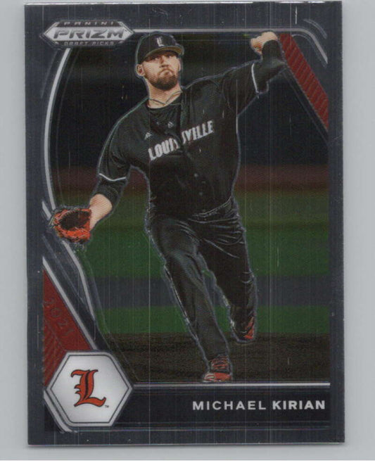 2021 Panini Prizm Draft Picks Baseball #173 Michael Kirian  Louisville  V97289 Image 1