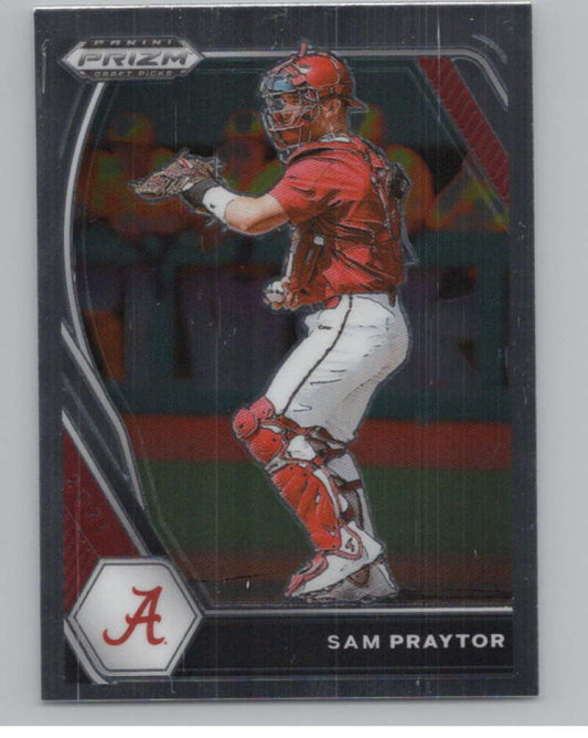 2021 Panini Prizm Draft Picks Baseball #179 Sam Praytor  Alabama  V97291 Image 1