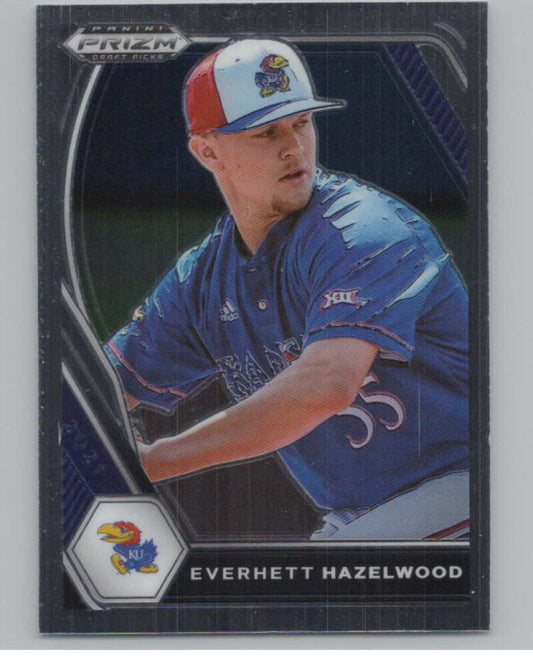 2021 Panini Prizm Draft Picks Baseball #207 Everhett Hazelwood  Kansas  V97297 Image 1