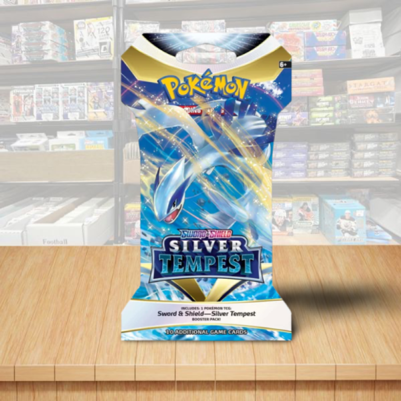 Pokemon Sword & Shield Silver Tempest Sealed Booster Sleeved Pack - Co Hockey Card World Inc Pokemon Sword & Shield Silver Tempest Sealed Booster Sleeved Pack - Co Hockey Card World Inc