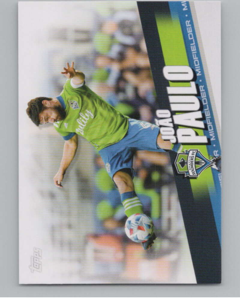2022 Topps MLS Soccer #1 Joao Paulo  Seattle Sounders FC  V97483 Image 1