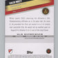 2022 Topps MLS Soccer #5 Caleb Wiley  RC Rookie Atlanta United FC  V97492 Image 2