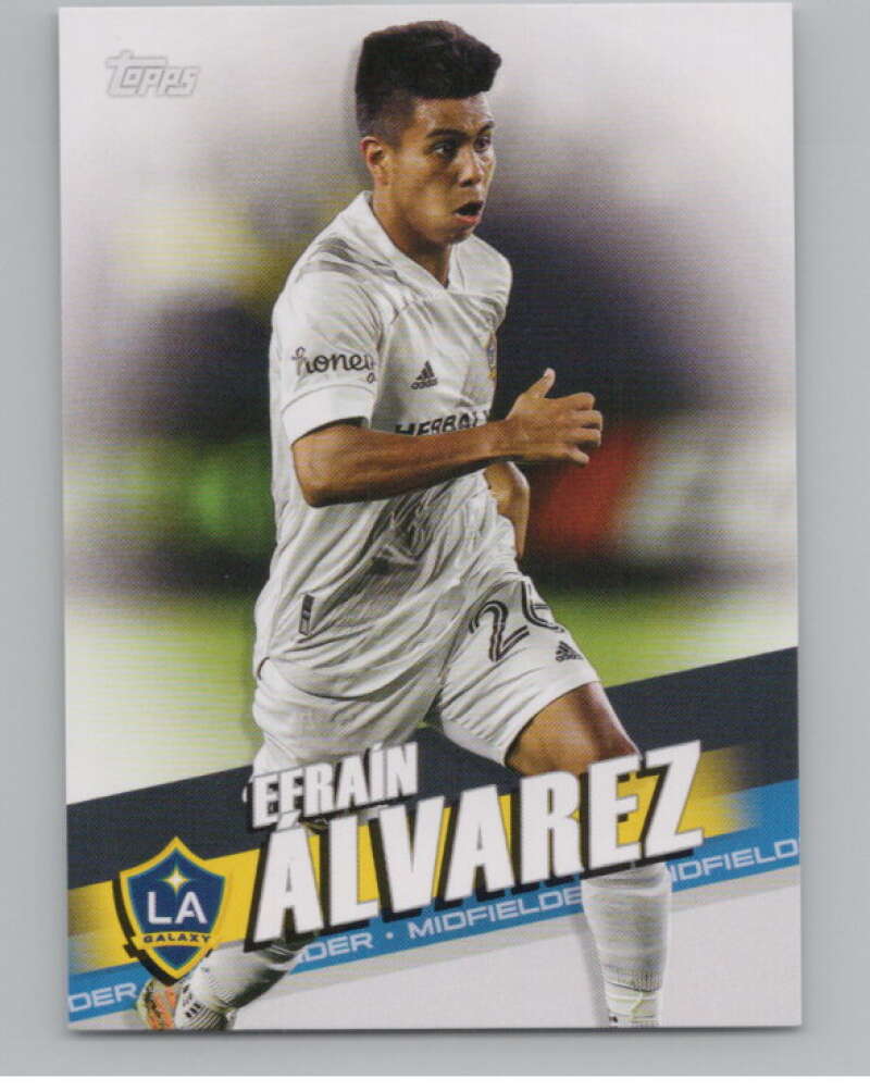 2022 Topps MLS Soccer #6 Efrain Alvarez  Los Angeles Galaxy  V97494 Image 1