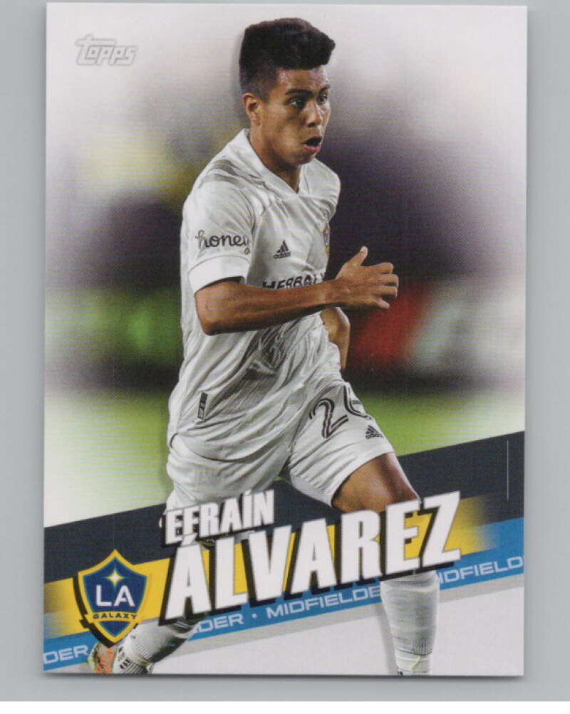 2022 Topps MLS Soccer #6 Efrain Alvarez  Los Angeles Galaxy  V97495 Image 1