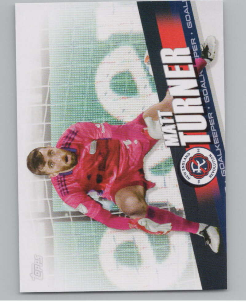 2022 Topps MLS Soccer #8 Matt Turner  New England Revolution  V97499 Image 1