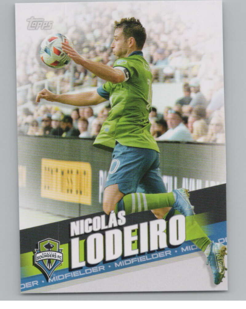 2022 Topps MLS Soccer #10 Nicolas Lodeiro  Seattle Sounders FC  V97504 Image 1
