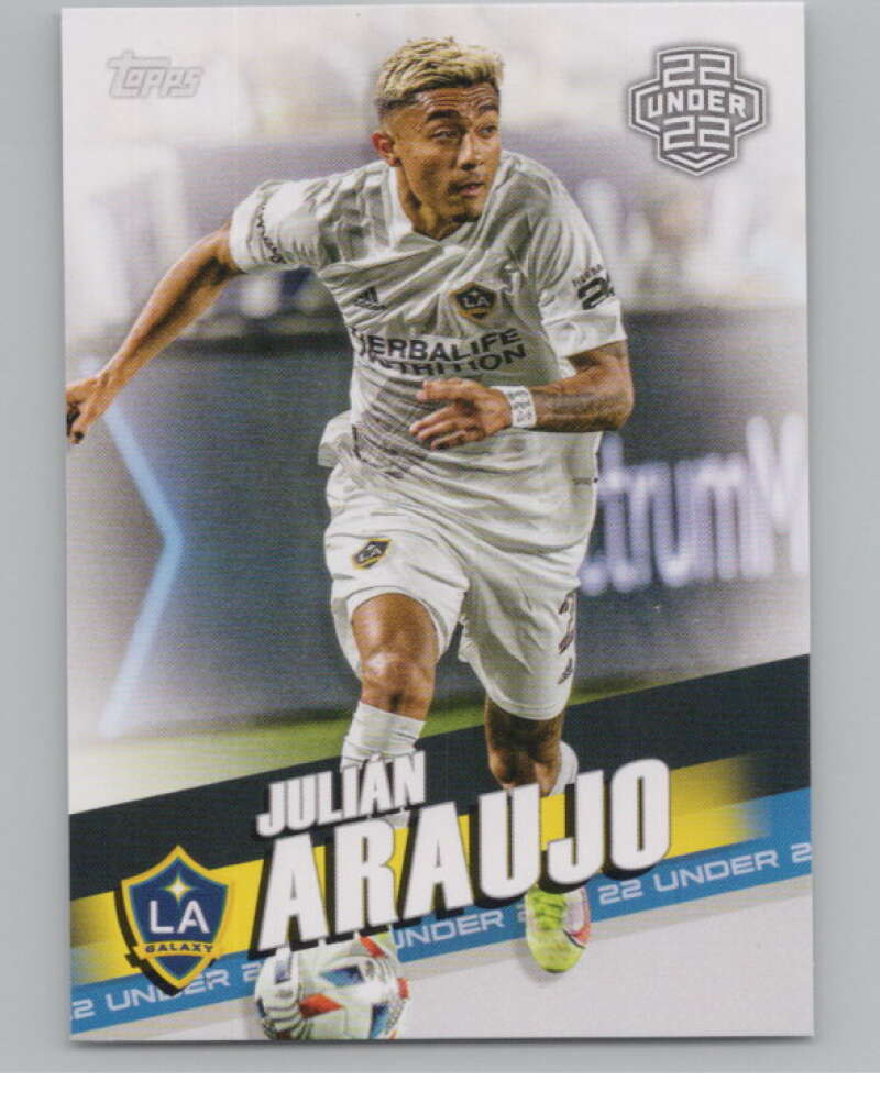 2022 Topps MLS Soccer #11 Julian Araujo  Los Angeles Galaxy  V97507 Image 1