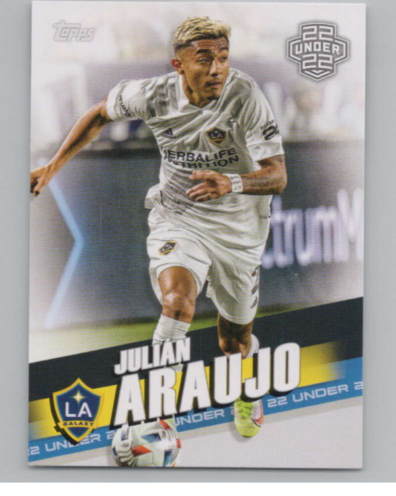 2022 Topps MLS Soccer #11 Julian Araujo  Los Angeles Galaxy  V97508 Image 1
