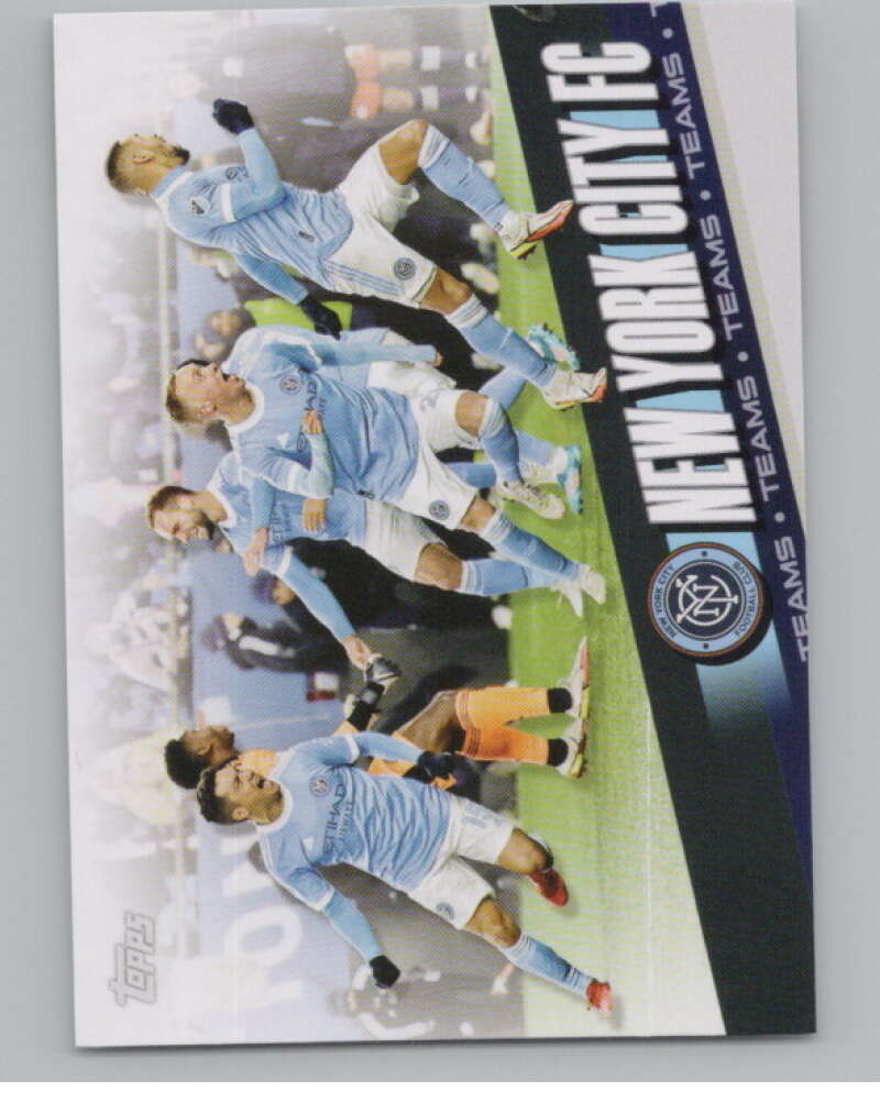 2022 Topps MLS Soccer #14 New York City FC  New York City FC  V97515 Image 1