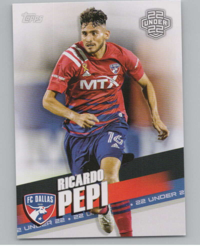 2022 Topps MLS Soccer #15 Ricardo Pepi  FC Dallas  V97517 Image 1