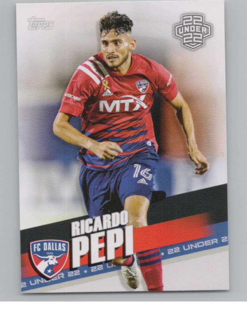 2022 Topps MLS Soccer #15 Ricardo Pepi  FC Dallas  V97518 Image 1