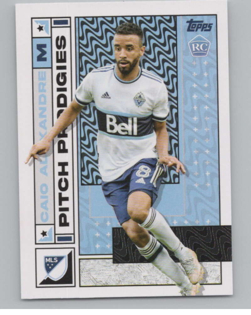 2022 Topps MLS Soccer #16 Caio Alexandre  RC Rookie Vancouver  V97519 Image 1