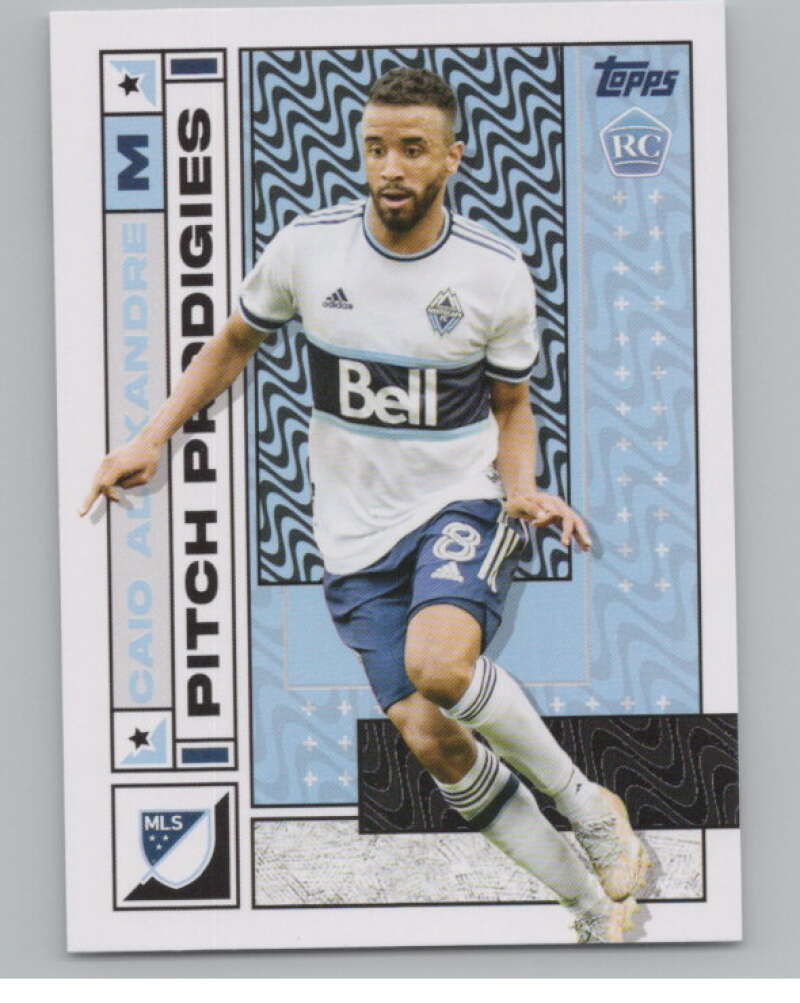 2022 Topps MLS Soccer #16 Caio Alexandre  RC Rookie Vancouver  V97520 Image 1
