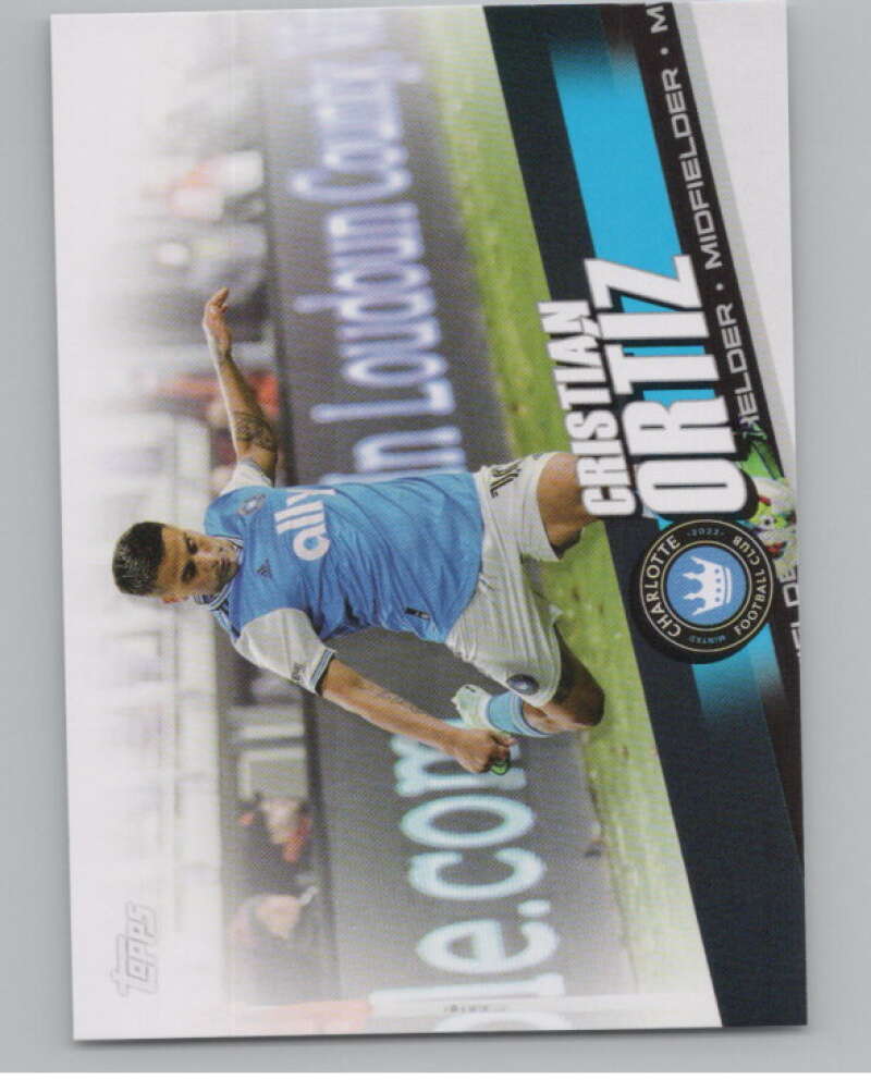 2022 Topps MLS Soccer #17 Cristian Ortiz  Charlotte FC  V97521 Image 1