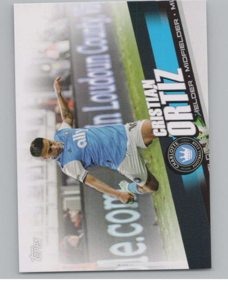 2022 Topps MLS Soccer #17 Cristian Ortiz  Charlotte FC  V97522 Image 1