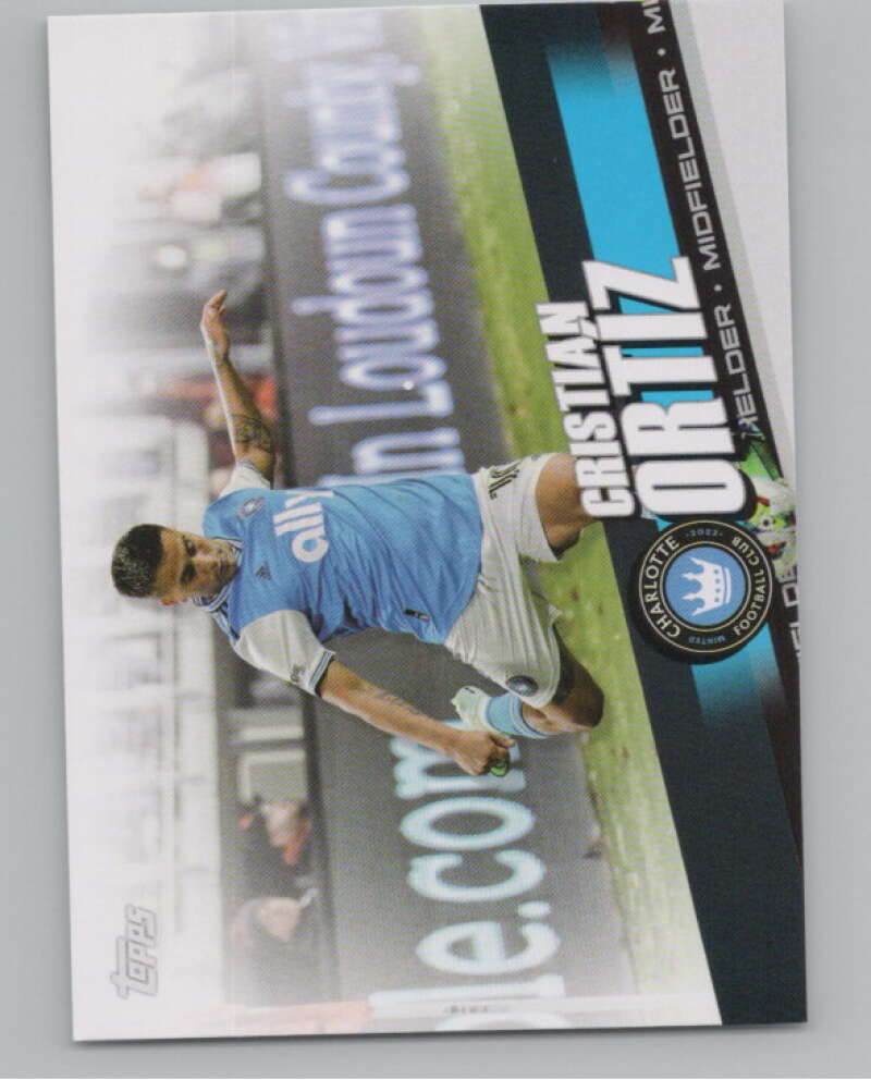 2022 Topps MLS Soccer #17 Cristian Ortiz  Charlotte FC  V97523 Image 1