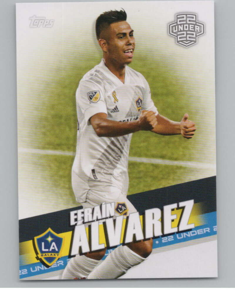 2022 Topps MLS Soccer #19 Efrain Alvarez  Los Angeles Galaxy  V97527 Image 1