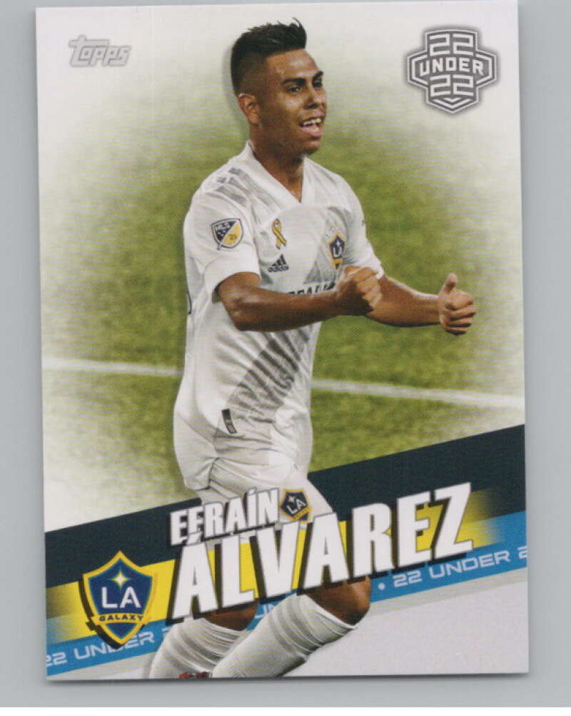 2022 Topps MLS Soccer #19 Efrain Alvarez  Los Angeles Galaxy  V97528 Image 1
