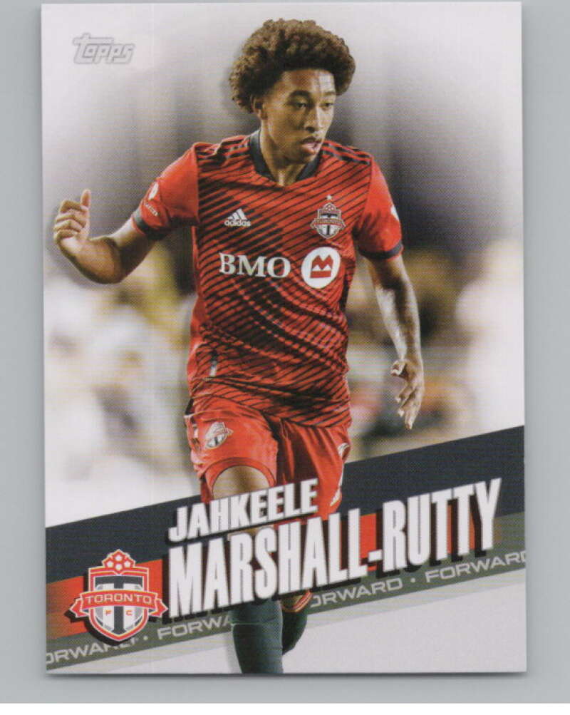 2022 Topps MLS Soccer #20 Jahkeele Marshall-Rutty  Toronto FC  V97529 Image 1