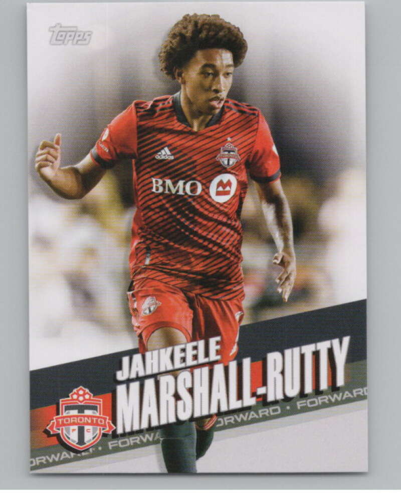 2022 Topps MLS Soccer #20 Jahkeele Marshall-Rutty  Toronto FC  V97530 Image 1