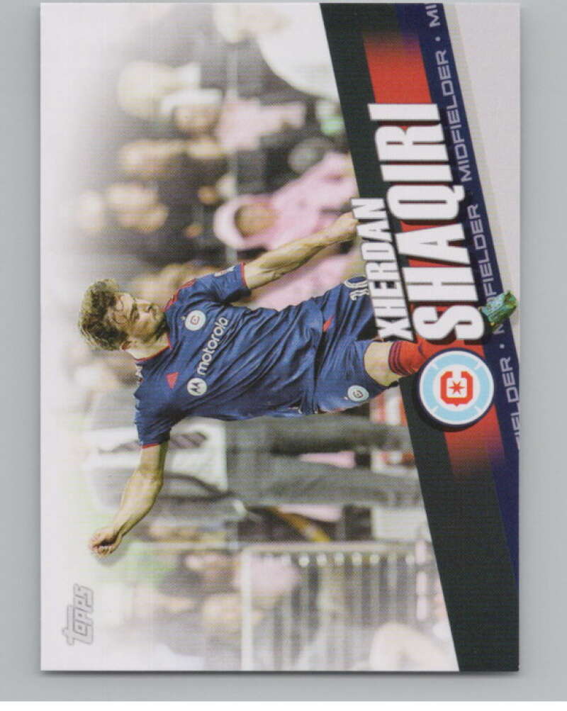2022 Topps MLS Soccer #23 Xherdan Shaqiri  Chicago Fire  V97538 Image 1